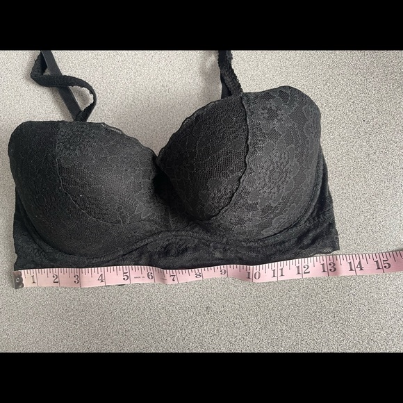 PINK V/S Black Lace Bralette Size M/D-DD - Picture 8 of 9